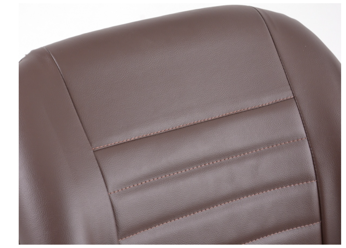 FK Dark Brown Pair Classic Car Retro Kit Speedster Sports Car Fixed Bucket Seats