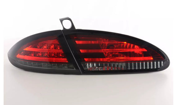 FK Pair LED Rear Lights Lightbar Tail Lamp Seat Leon 2 MK2 1P BJ 05-09 Black LHD