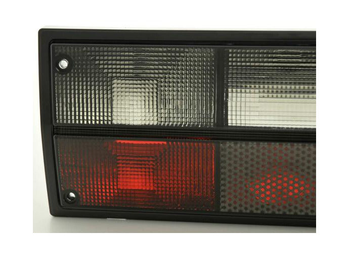 FK Pair VW T2 Transporter Camper 79-90 black LED Light Bar Rear Lights Smoke