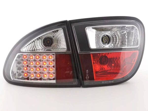 FK Set Seat Leon 1 1M 99-05 LED Lightbar DRL Rear Lights DRL Black Smoke LHD