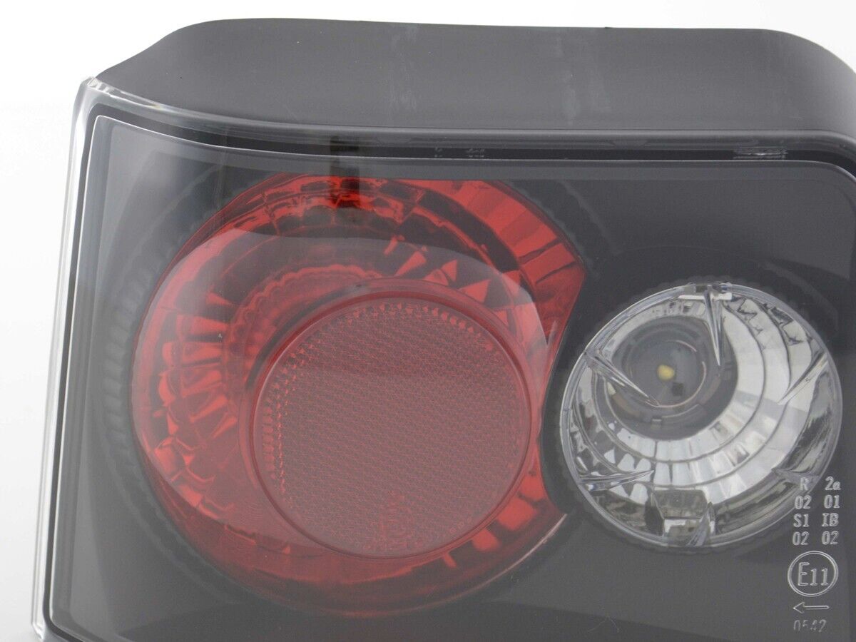 FK Pair Rear Lights Peugeot 205 20 CD 90-95 black red LHD