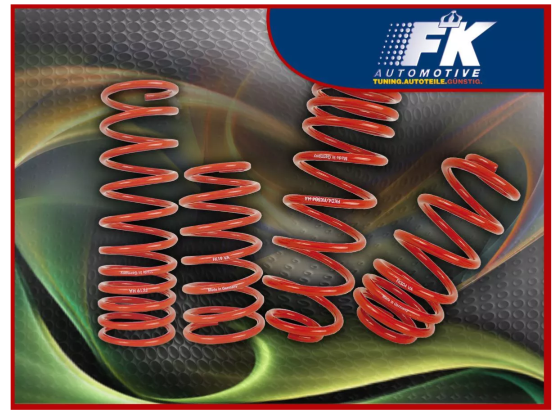FK SUSPENSION LOWERING SPRINGS 30mm - 40mm Porsche Cayenne 955 9PA 03-10 3.0