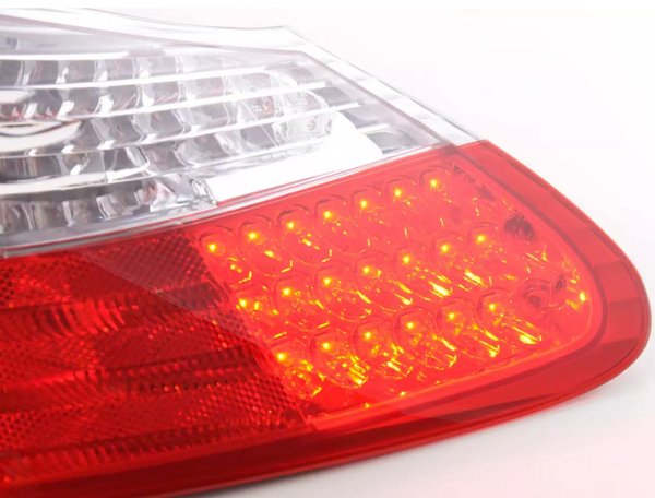 FK Paar LED-Lichtleiste DRL Rückleuchten Porsche Boxster 986 1996–2004, klares Rot, LHD