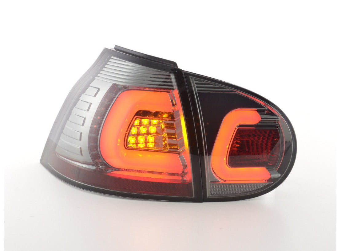 FK VW GOLF MK5 5 03-08 LED Lightbar REAR LIGHTS LAMPS TAIL BLACK LHD GTI LHD