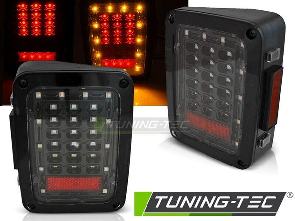 Tuning-Tec Pair LED Lightbar DRL Rear Lights CHRYSLER JEEP WRANGLER JK 07-18 LHD