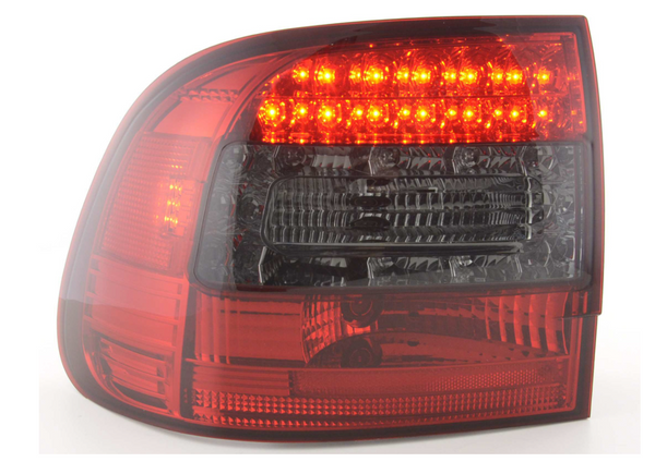 FK Paar LED DRL RÜCKLEUCHTEN Porsche Cayenne 955 02-06 rot rauchschwarz 9PA LHD