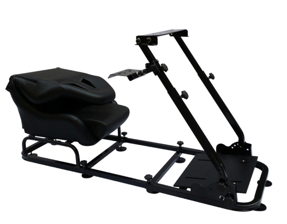 Driving Game Folding Chair Sim Racing Seat & Frame Syn Leather Gaming ...