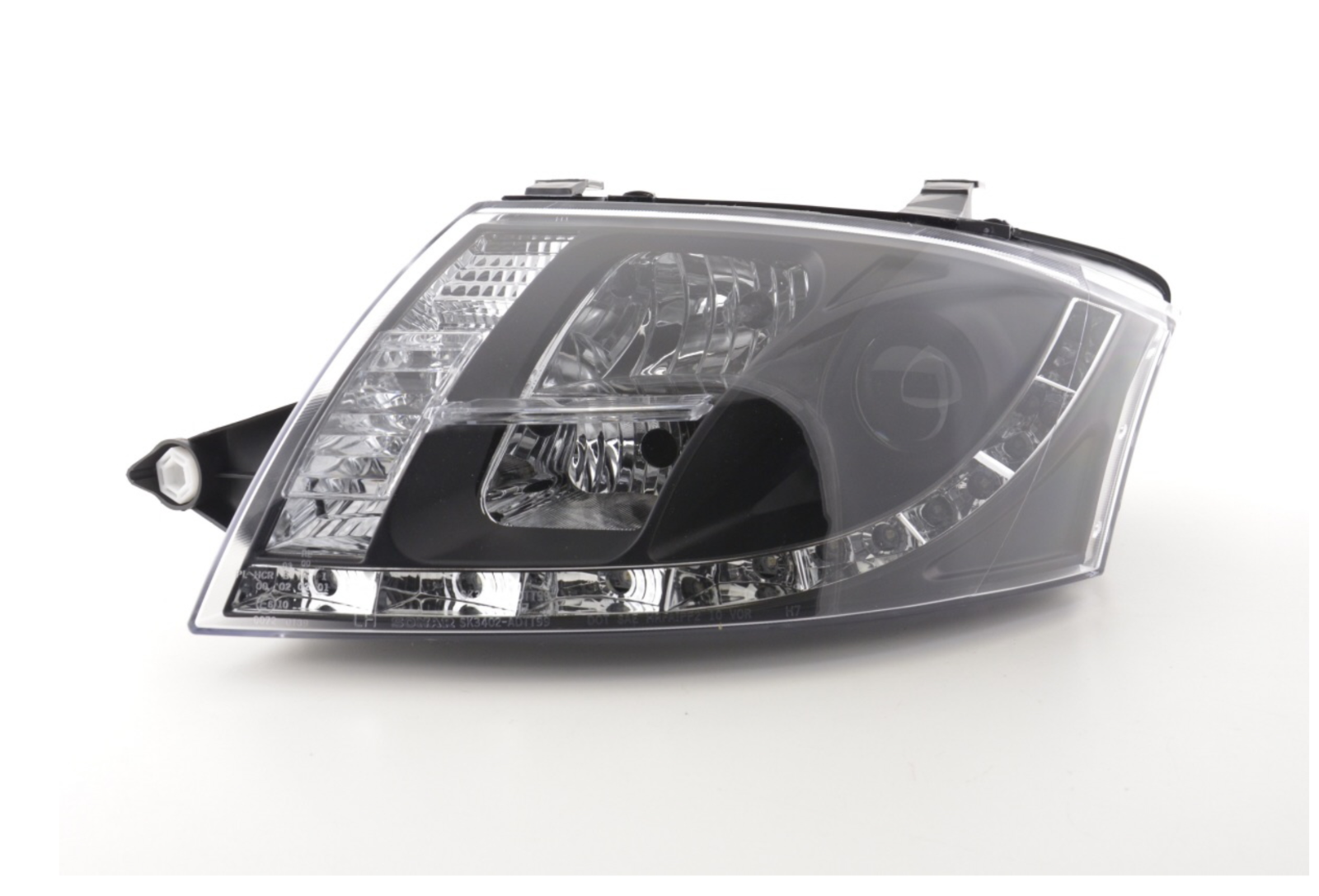 FK Paar LED DRL Projektorscheinwerfer Audi TT 8N 99-06 schwarz 1.8 3.2 Quattro RHD