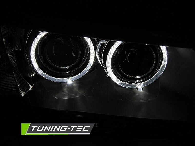 Tuning-Tec LED DRL Halo Ring Headlights BMW X3 F25 10-14 Black LHD