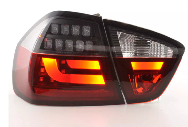 FK Pair LED REAR LIGHTS BMW E90 3 SERIES 05-08 red black LHD 320 330 335 M3