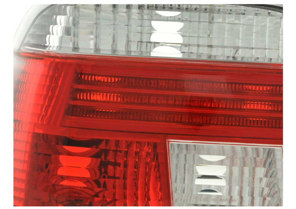 FK Pair Rear lights BMW 5-series E39 95-00 Crystal Red White M Sport LHD M5