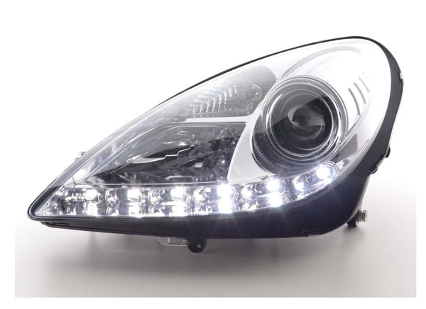 FK Set LED DRL Projector Headlights Mercedes SLK R171 04-11 chrome LHD AMG