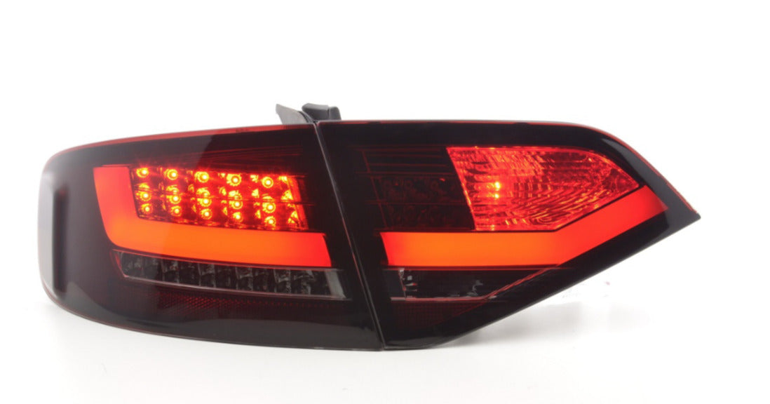 FK Pair LED REAR LIGHTS Lightbar DRL Audi A4 B8 8K Saloon 07-11 smoke S4 LHD