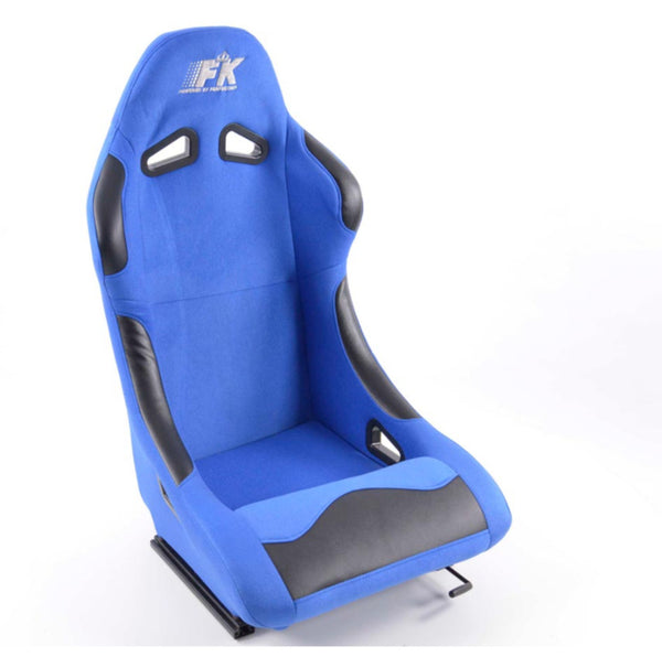 FK Universal Full Fixed Back Bucket Sports Seats BLUE Edition Track Drift Style