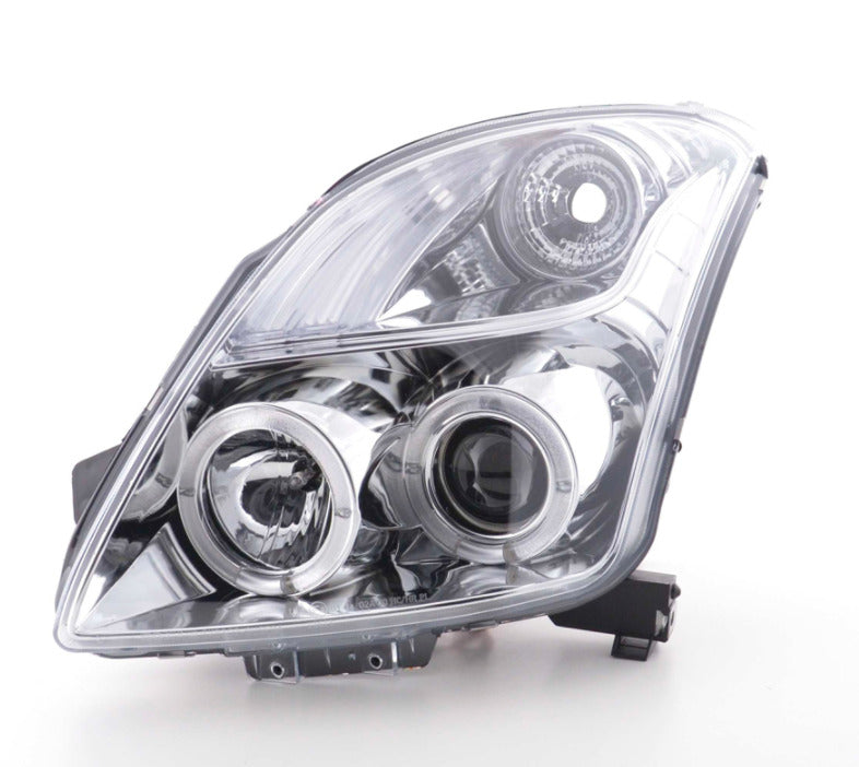 FK LED DRL Angel Eye Halo Ring Headlights Suzuki Swift MZ EZ 05- chrome LHD