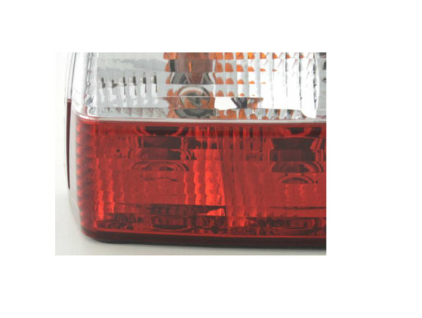 FK Pair Rear lights BMW 3 Series coupe E36 91-98 Red Clear Crystal 325 328 M3