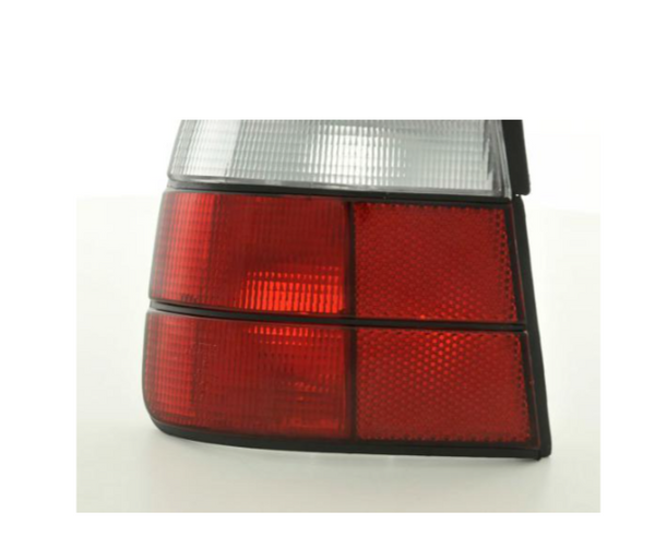 FK Pair Rear Lights BMW 5-Series E34 88-94 white clear red Berlina LHD Tail