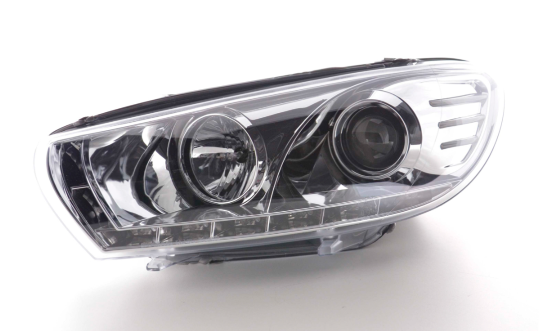 FK Paar LED DRL Lightbar Halo Scheinwerfer VW Scirocco 3 Mk3 13 08+ LHD