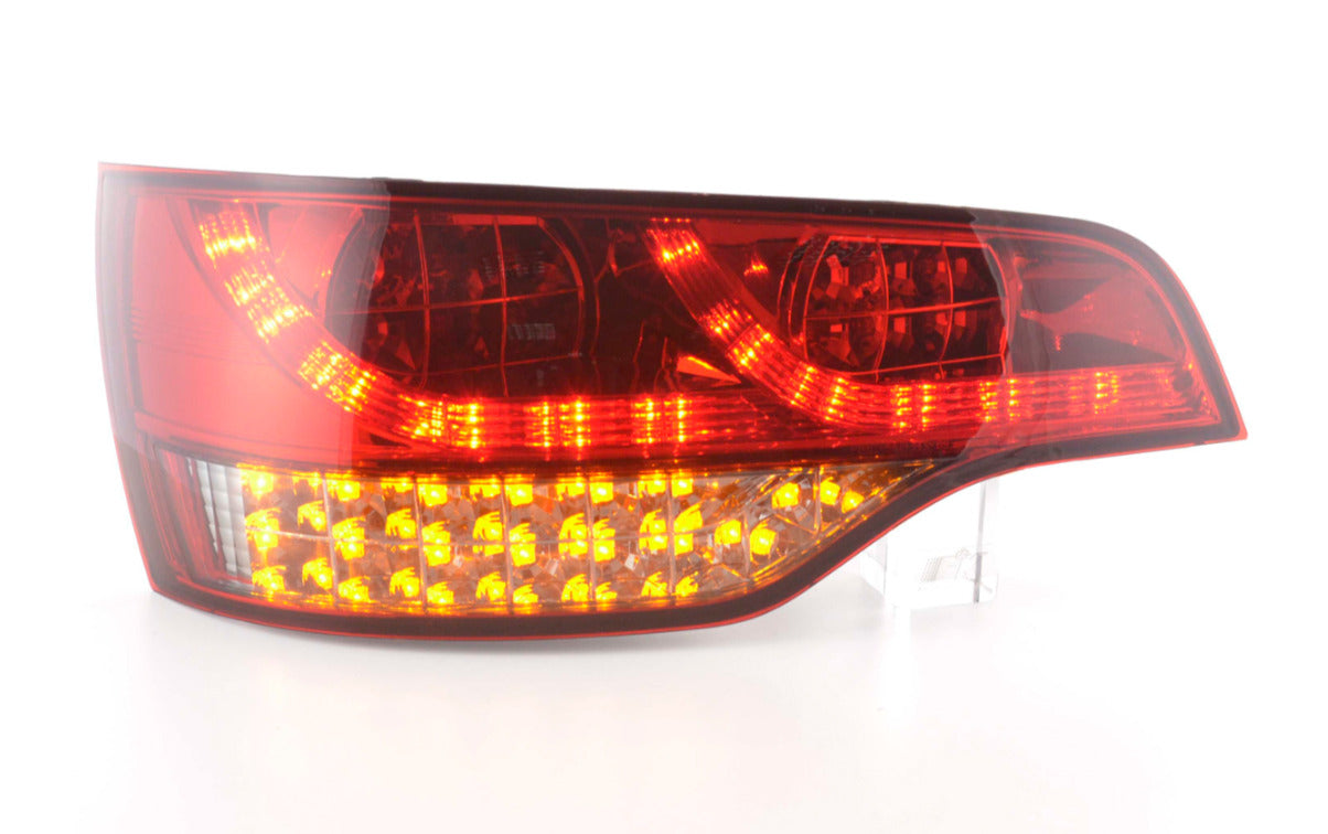 FK Pair Audi Q7 4L 06+ LED DRL Lightbar REAR TAIL BACK LIGHTS Red & Black LHD