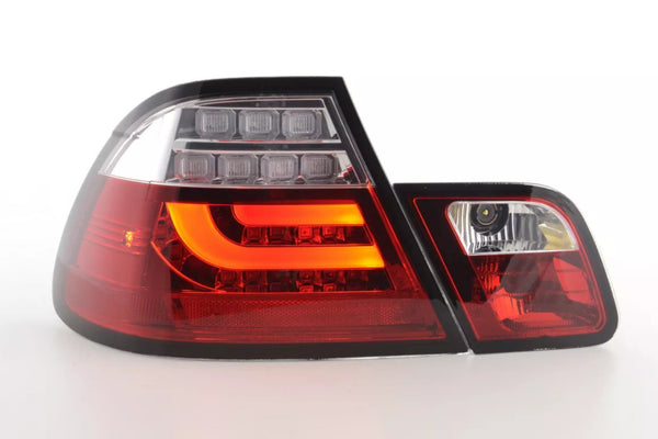 FK Pair Smoke BLACK LED REAR LIGHTS BMW E46 Coupe 03-07 red / clear 330 320 LHD