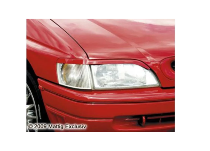 Ford Escort Mk5 5 XR3i RS 1990-1995 Eyebrows Headlights Covers Eyelids ABS
