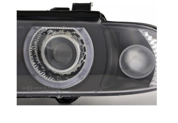 FK LED DRL Angel Eye XENON headlights BMW 5-series E39 95-00 black M5 LHD RHD