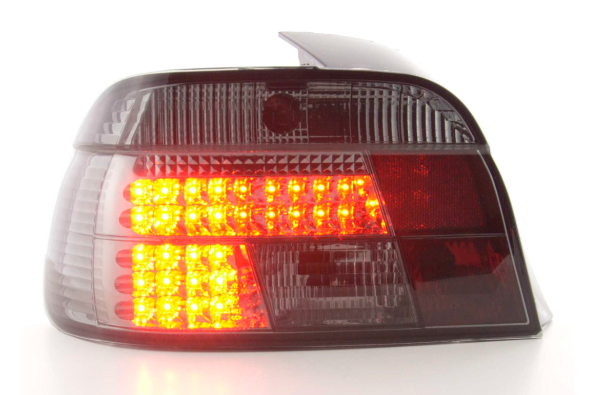 FK Paar LED-Rückleuchten BMW 5er E39 95-00 520 528 540 M5 Rauchschwarz