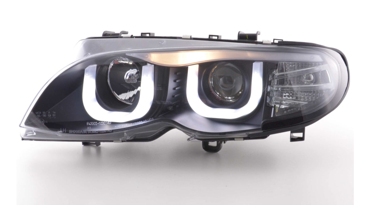 FK 3D LED DRL Projector headlights BMW 3-Series E46 Saloon Touring 02-04 LHD