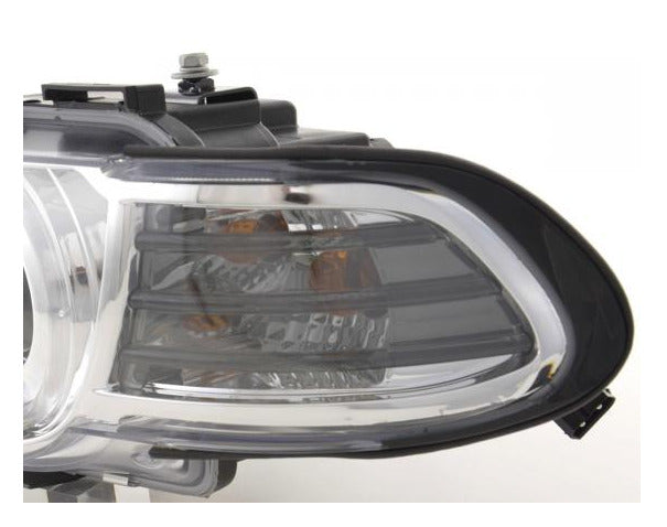 FK Pair LED DRL Xenon Projector headlights BMW 7-series E38 99-02 chrome LHD