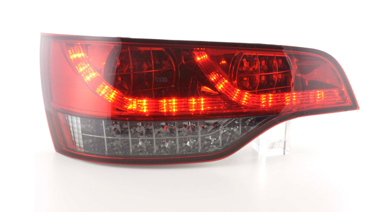 FK Pair Audi Q7 4L 06+ LED DRL Lightbar REAR TAIL BACK LIGHTS Red & Black LHD