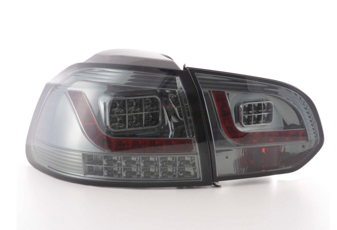 FK Set VW GOLF MK6 MK 6 08-12 1K LED REAR LIGHTS LAMPS TAIL BLACK LHD GTI