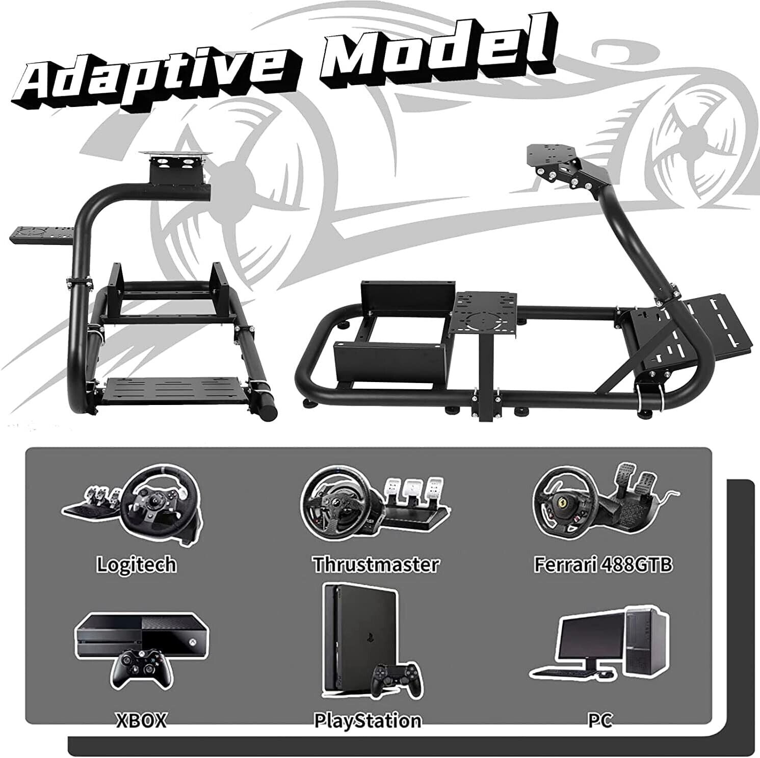 AMN Driving Game Sim Racing Simulator Frame Stand for Wheel Pedals Xbo ...