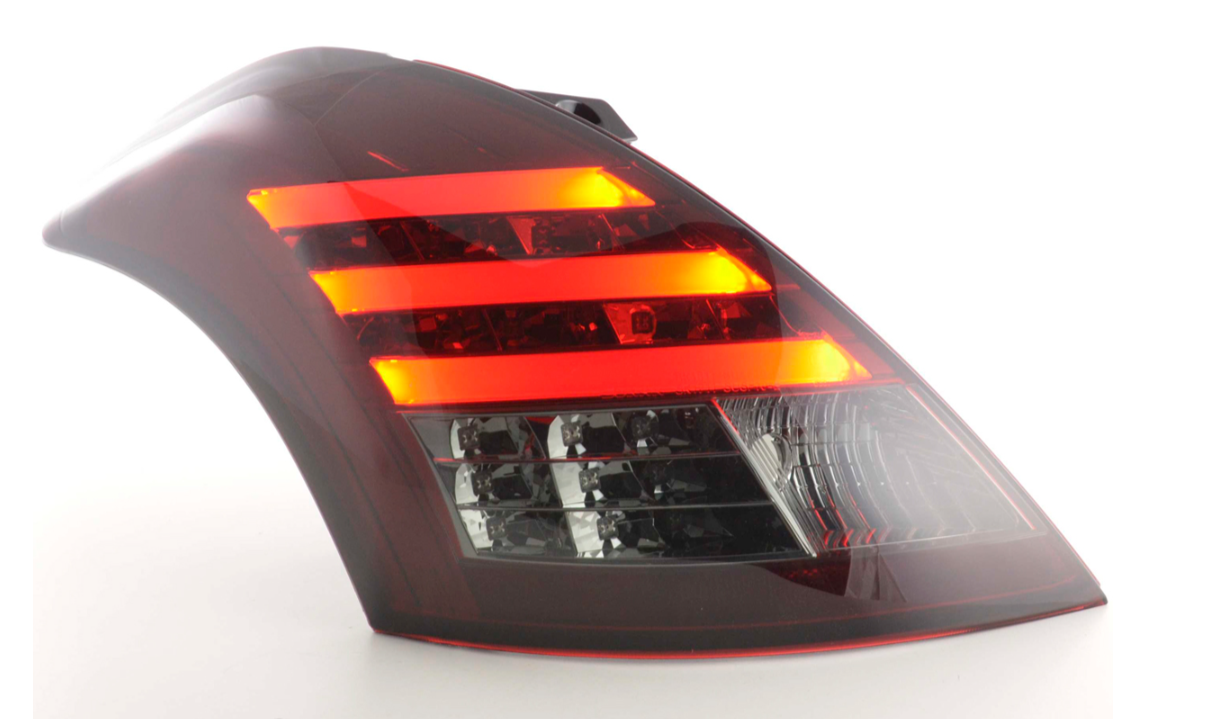 FK Paar LED DRL Rückleuchten Set Light Bar Suzuki Swift Sport 11+ rot s FZ / NZ