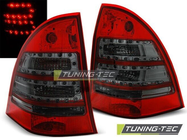 Tuning-Tec Pair LED Lightbar DRL Rear Lights MB C-CLASS W203 203 KOMBI 00-07 LHD