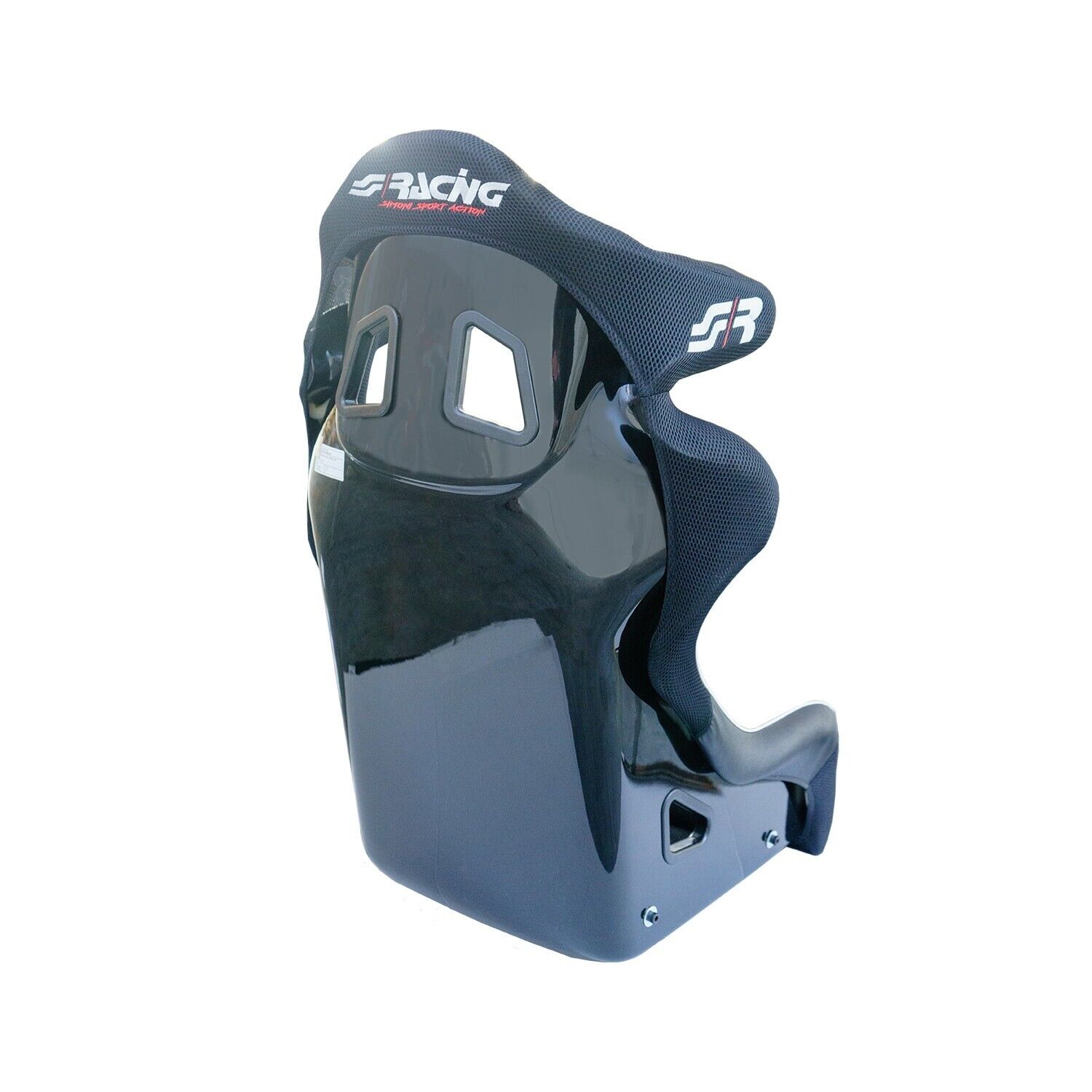 SR x1 Universal Fixed Back Bucket Sports Seat Derek FIA homologated Large Track