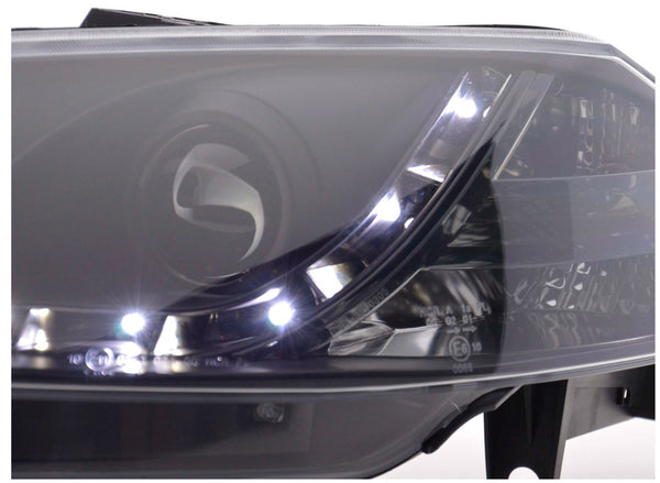 FK LED DRL Projector Angel Eye Headlights Renault Megane M 2 MK2 3/5-dr 03-06