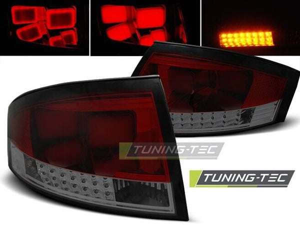 Tuning-Tec Pair LED Lightbar DRL Rear Lights AUDI TT 8N 99-06 Smoke LHD