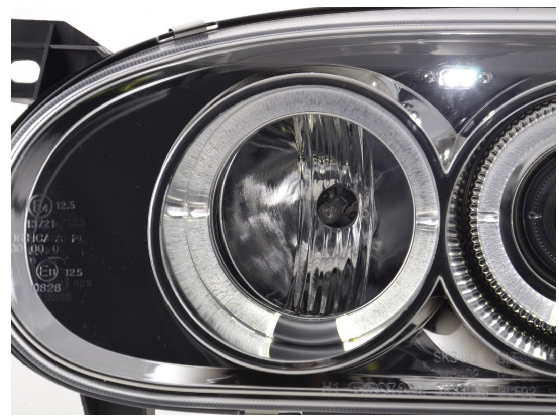 FK LED DRL Angel Eye Halo Ring headlights VW Golf 3 MK3 1HXO 1 EXO 91-97 LHD