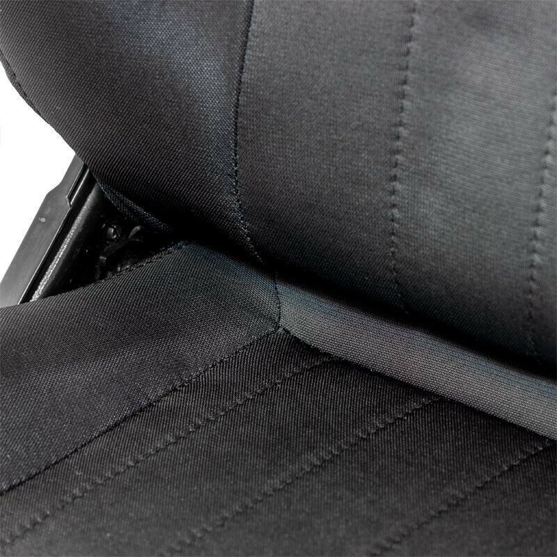 Autostyle Black Classic Car Retro Kit Sports Car Bucket Seats x2 Fabric Edition