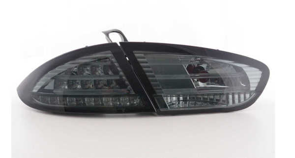 FK Pair LED Rear Lights Lightbar Seat Leon 2 MK2 1P 09-12 Black Smoke LHD