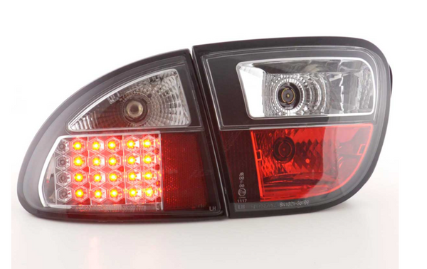 FK Set Seat Leon 1M 99-05 LED DRL Lightbar Rear Lights DRL Black Plug & Play LHD