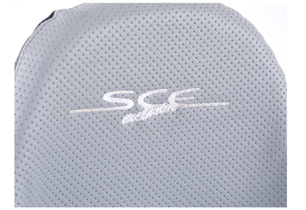 SCE Sportive Universal Reclining Bucket Sports Seats Grey Edition Perforated SL