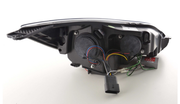 FK Paar LED DRL Projektorscheinwerfer Ford Focus 3 MK3 2010+ schwarz C346 LHD