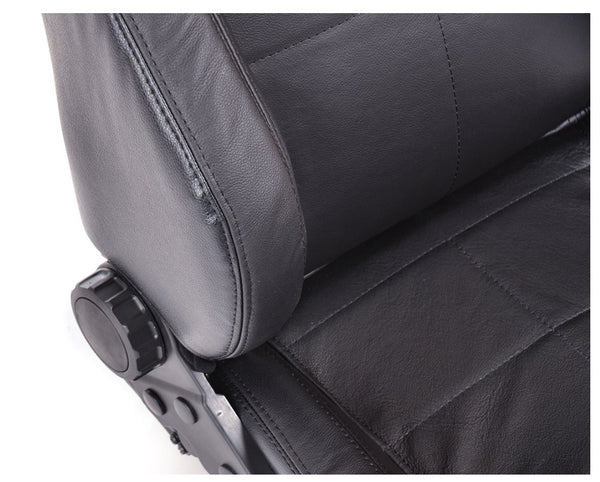 FK Universal Reclining Bucket Sports Seats - Black Square Edition inc slides