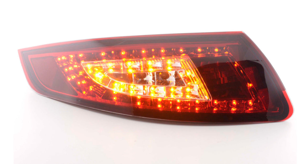 FK Pair LED DRL Lightbar Rear Lights Porsche 911 997 05-09 red clear ed GTLHD