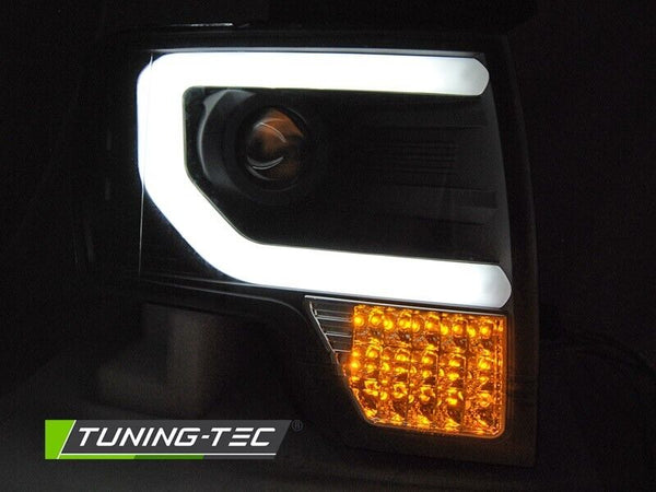 Tuning-Tec Pair LED DRL Halo Headlights FORD F150 MK12 08-14 LHD