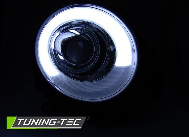 Tuning-Tec LED DRL Halo Lightbar Headlights BMW Mini R56 R57 R58 R59 06-14 LHD