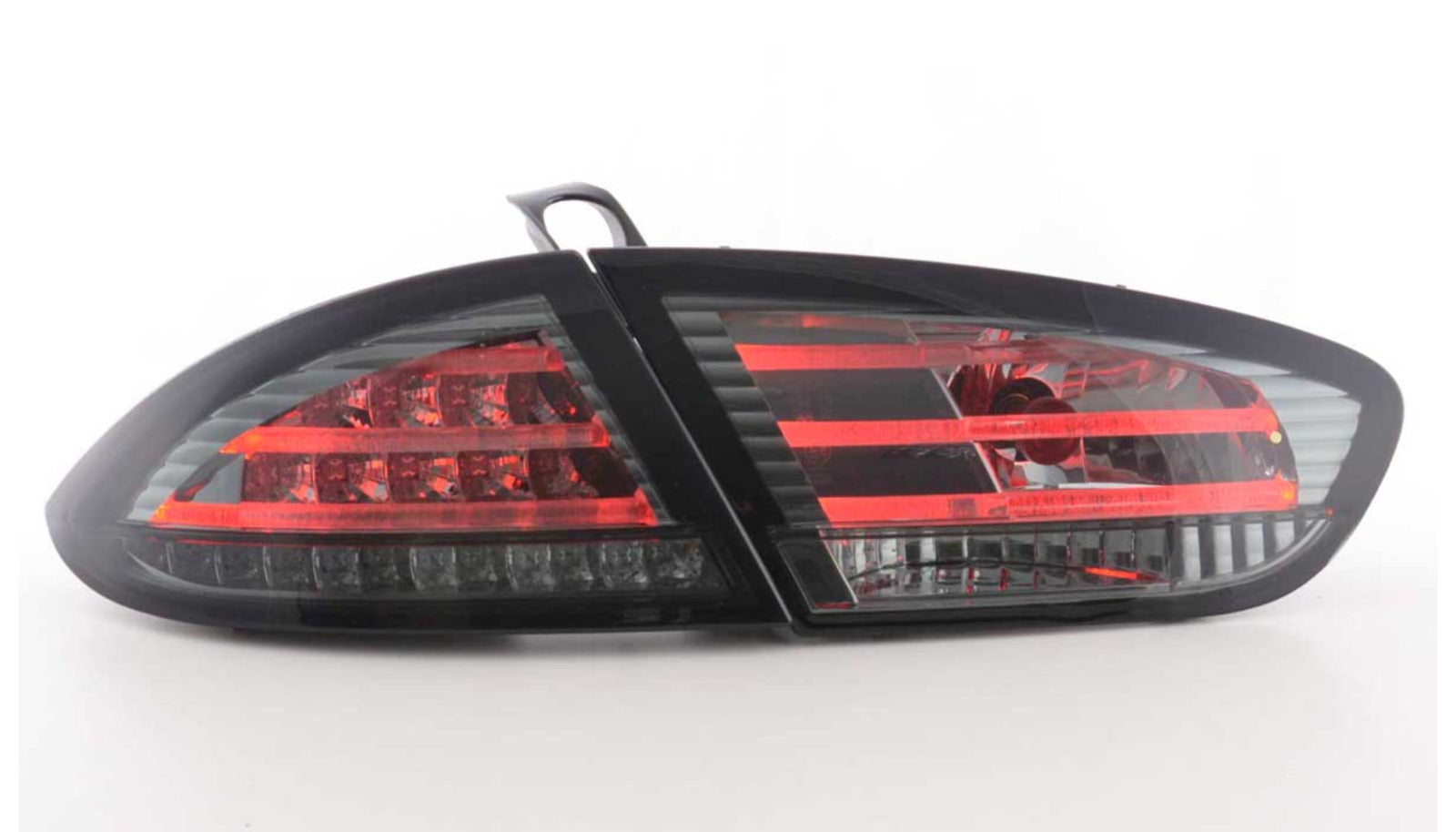 FK Pair LED Rear Lights Tail Lightbar Seat Leon 2 MK2 1P 09-12 black smoke LHD