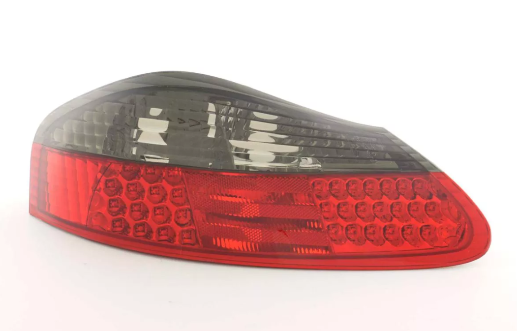 FK Pair LED Rear Lights Porsche Boxster 986 1996-2004 black / red smoke grey LHD