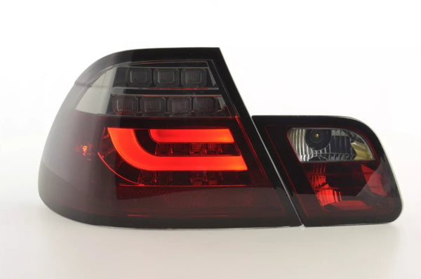 FK Pair Smoke BLACK LED REAR LIGHTS Tail BMW E46 Coupe 03-07 330 320 M3 LHD